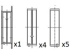 Kurbelwellenlager FAI Autoparts BM1009-STD von FAI Autoparts