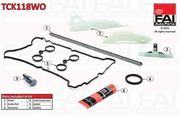 Steuerkettensatz oben FAI Autoparts TCK118WO Steuerkettensatz oben FAI Autoparts TCK118WO von FAI Autoparts