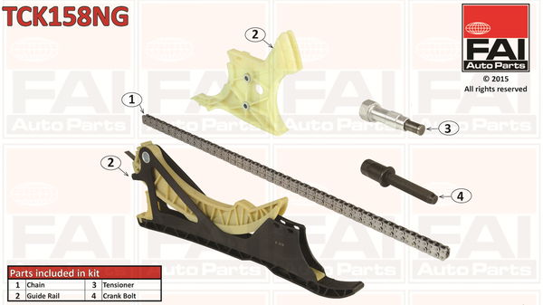 Steuerkettensatz oben FAI Autoparts TCK158NG Steuerkettensatz oben FAI Autoparts TCK158NG von FAI Autoparts