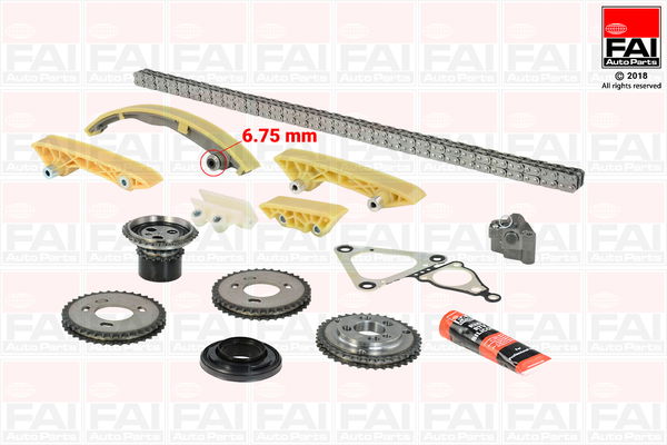 Steuerkettensatz oben FAI Autoparts TCK47 von FAI Autoparts