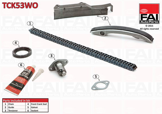 Steuerkettensatz oben FAI Autoparts TCK53WO von FAI Autoparts