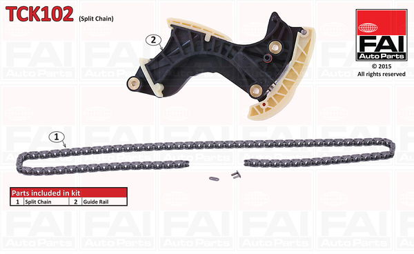 Steuerkettensatz unten FAI Autoparts TCK102 von FAI Autoparts