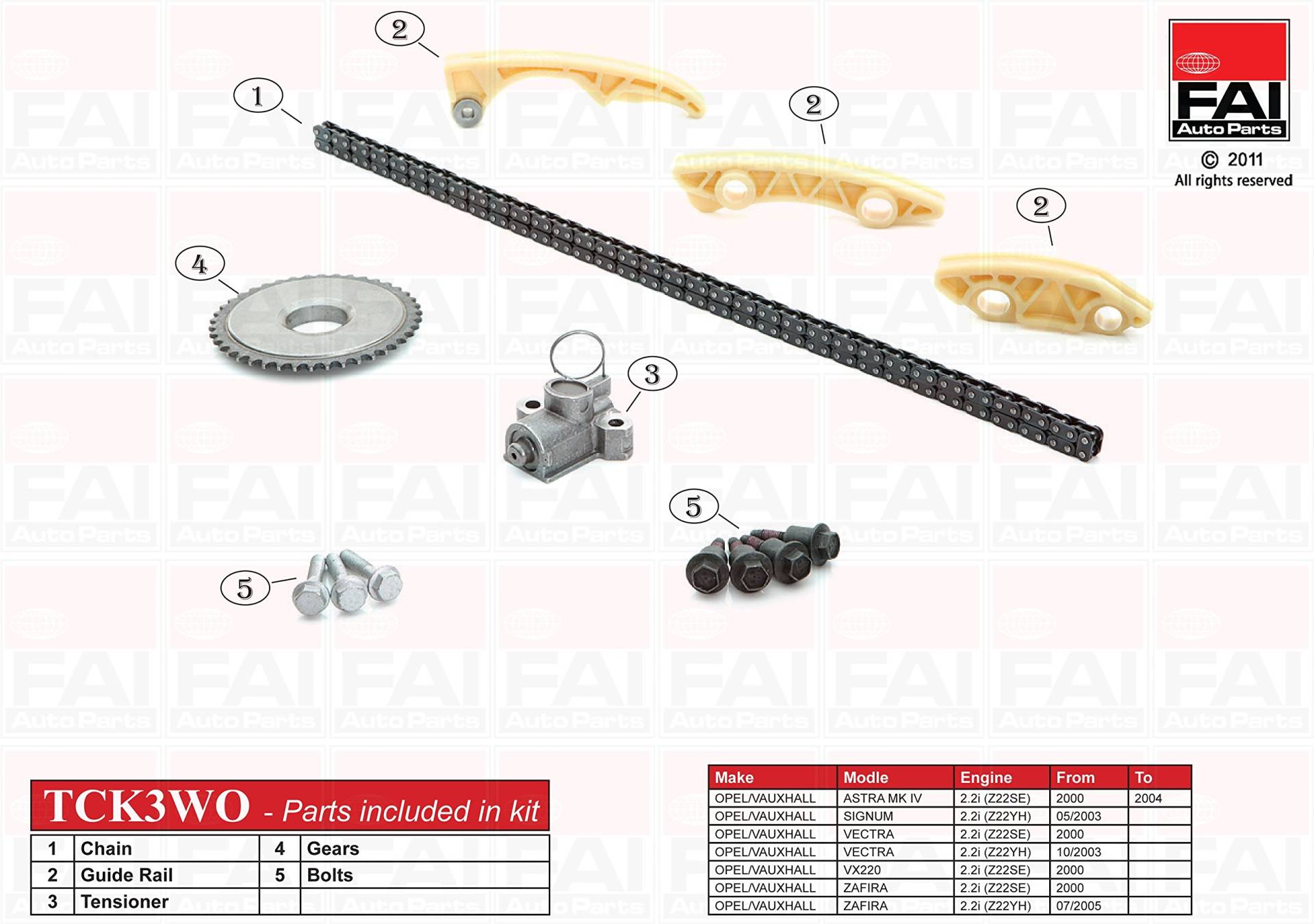 Tck3Wo Fai Timing Chain Kit Oe Quality von FAI Autoparts