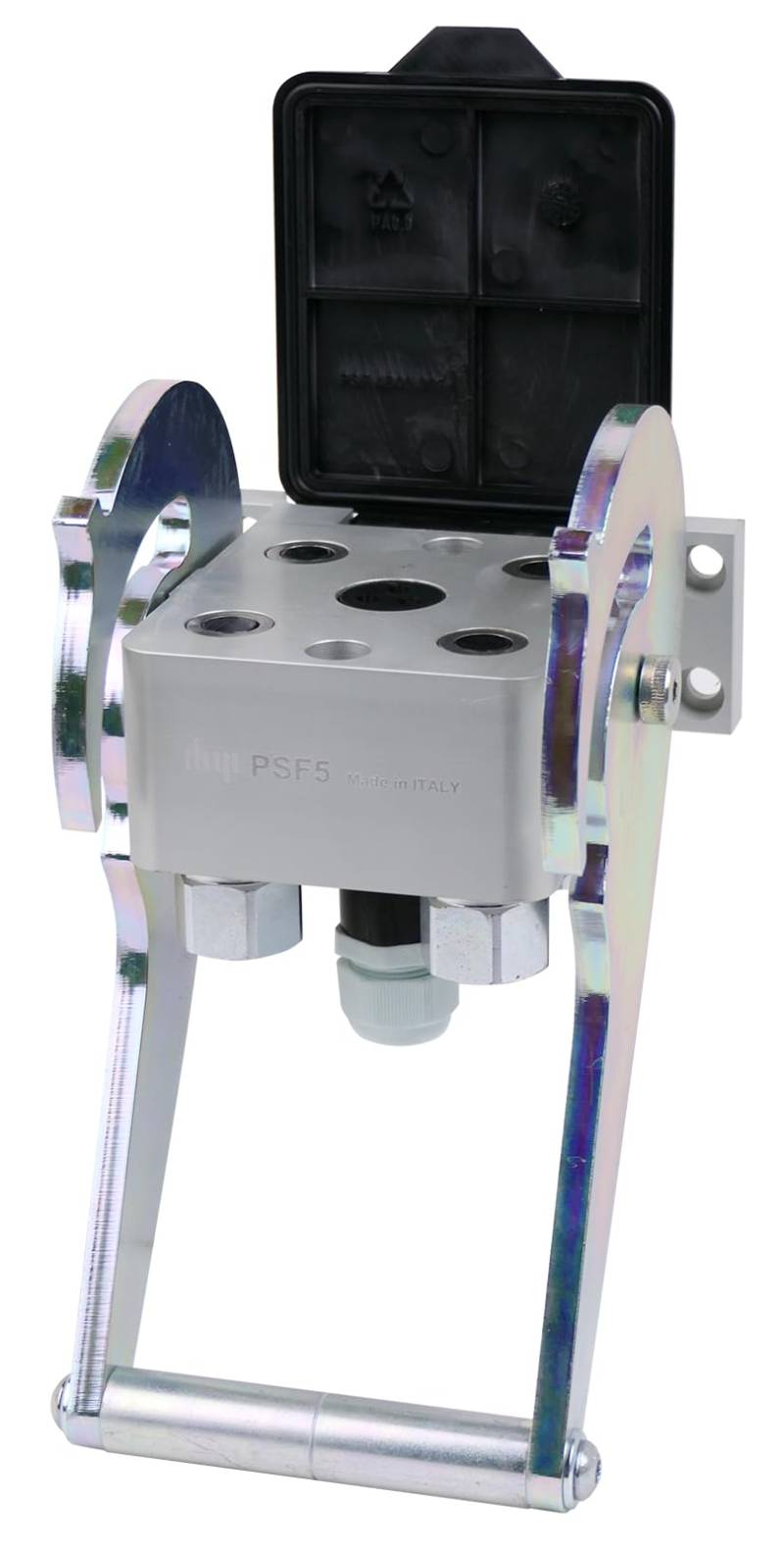 DNP Multikuppler PSF5 1/2" IG mit 3-poliger Elektrokupplung, Festteil mit Verschlusshebel von FAIE
