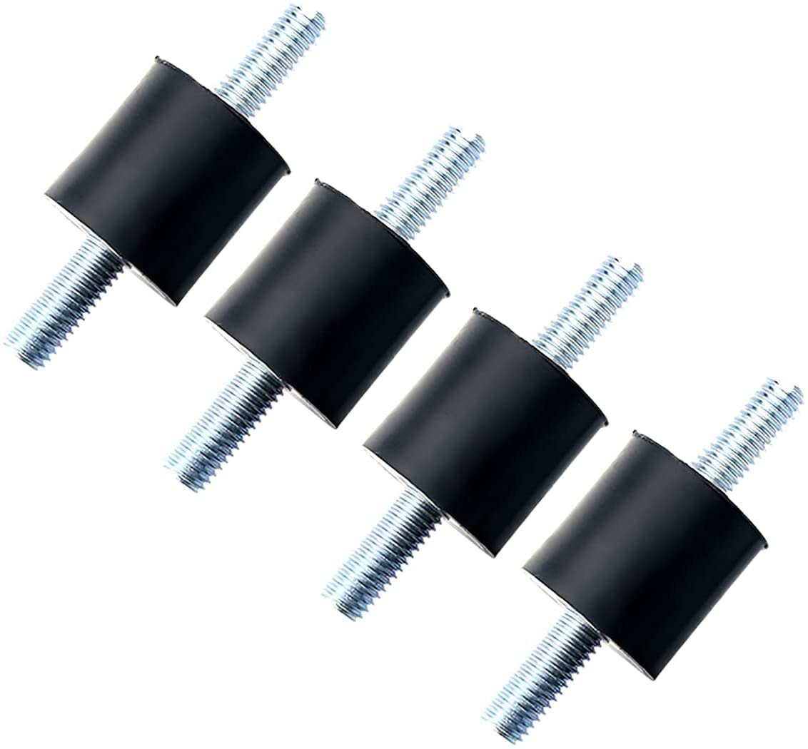 4 Stück M6 25 x 20 mm Doppelendschraube Absorber Anti-Vibrations-Isolator Gummi-Spulenhalterungen Boot Auto Silentblock-Dämpfer 4 Stück M6 25 x 20 mm Doppelendschraube Absorber Anti-Vibrations-Isolator Gummi-Spulenhalterungen Boot Auto Silentblock-Dämpfer von FAIREDEAR