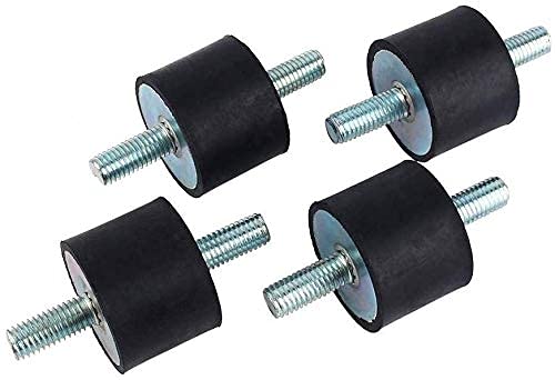 4Pcs M10*25 Gummipuffer Vibrationsisolator, Luftkompressor-Pumpe, Anti-Vibration, Gummihalterung, Stoßdämpfer Antivibrationsisolation Gummilager Bootsspulen Gummilager Stoßdämpfer(VV40*30) von FAIREDEAR