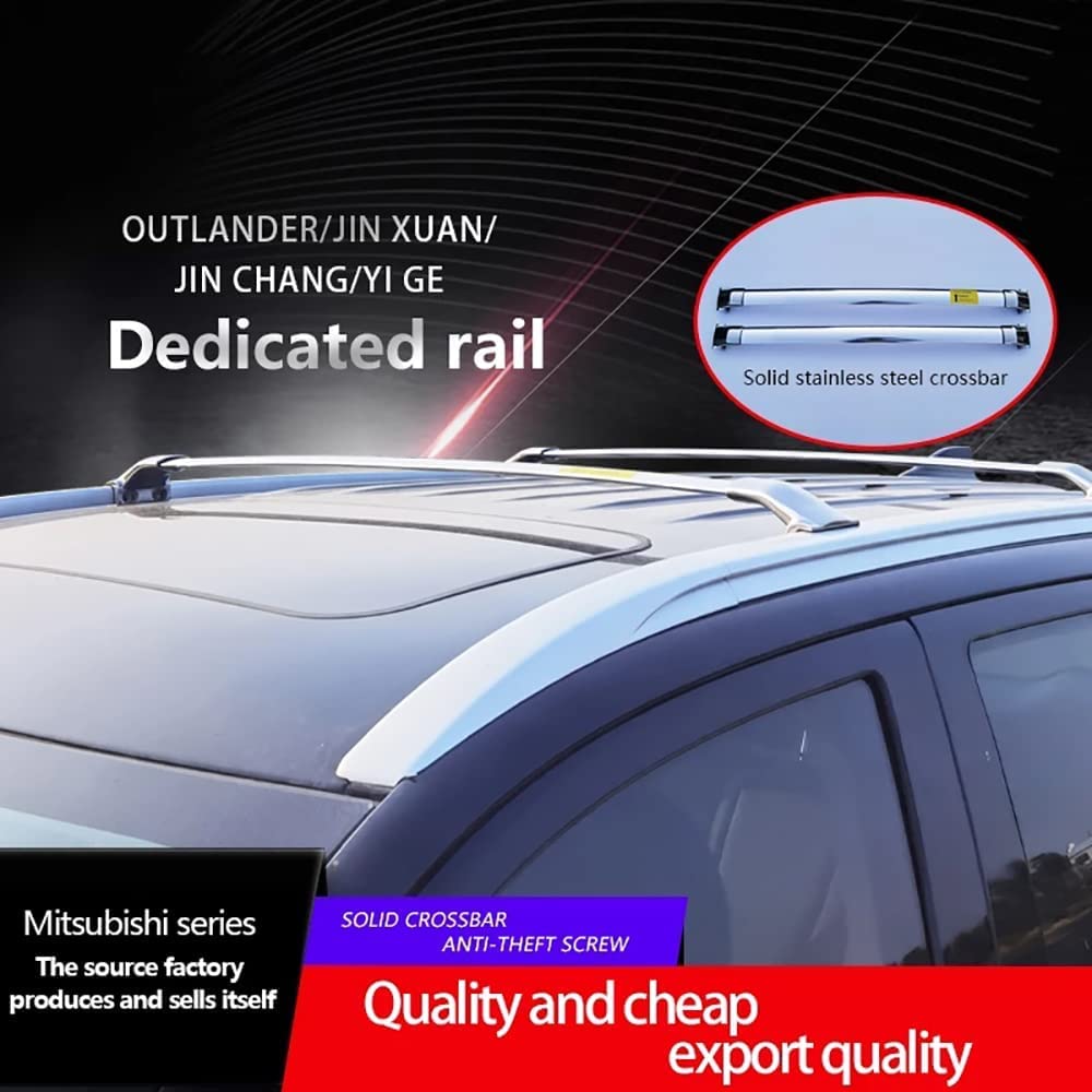 2St/ Set AutoDachträger, für Mitsubishi Outlander 2013-2021 Dachgepäckträger Gepäckträgerstange Dekoratives Autozubehör von FAIRYT
