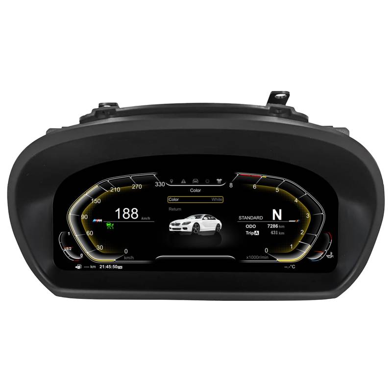 10'' Digitales Kombiinstrument für BMW 1er E81 E82 E87 E88 2006-2011 Armaturenbrett Tachoanzeige von FAJSE