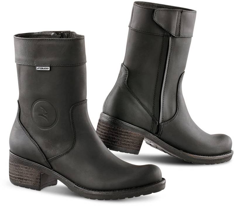 FALCO Ayda 2 Damen Motorradstiefel, schwarz, 40 von FALCO