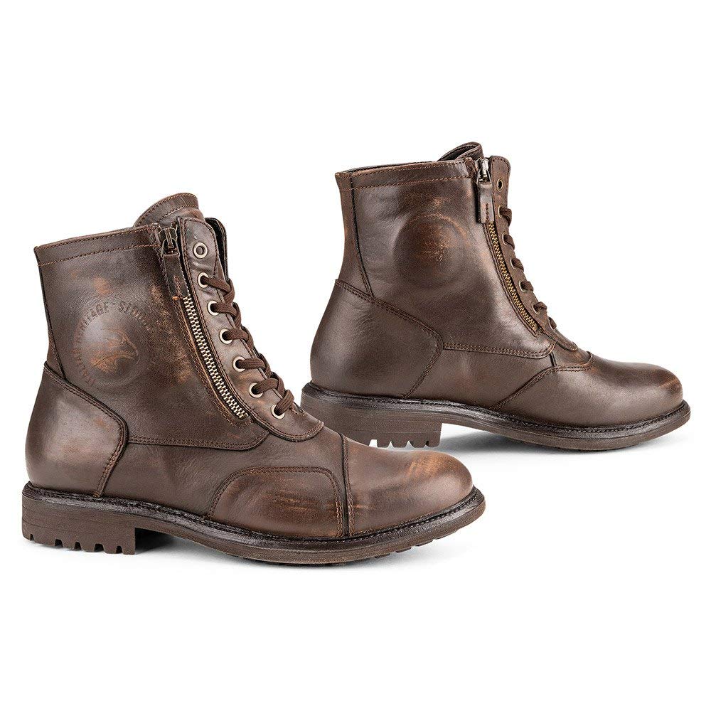 Falco Aviator Motorradstiefel (Brown,46) von FALCO