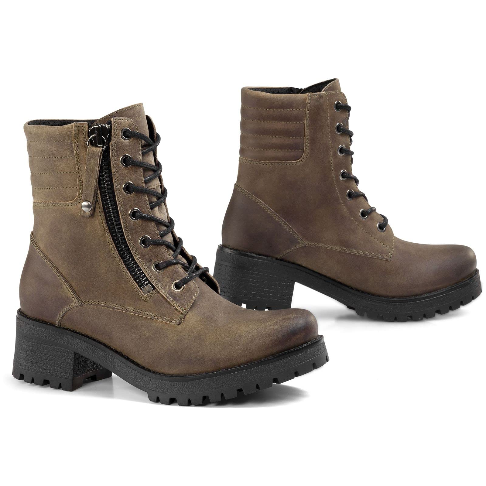 Falco Damen Motorradstiefel Misty, army grün, 38 Falco Damen Motorradstiefel Misty, army grün, 38 von FALCO