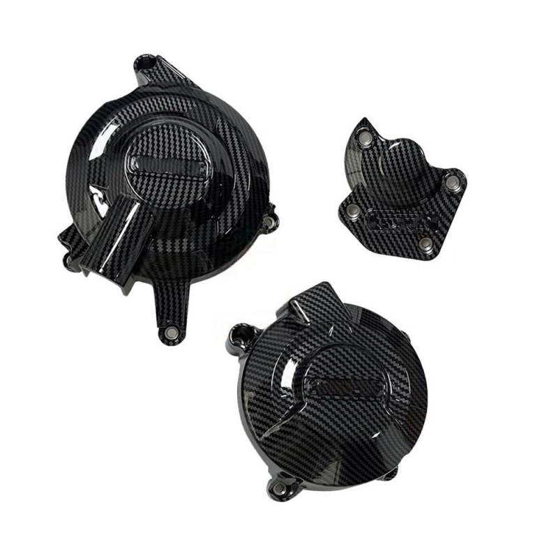 FALELELV Motorstatorabdeckung Motorrad Motor Lichtmaschine Kupplung Schutz Abdeckung Zubehör Für Tr&iumph Für Daytona 675R 2011-2012 Für Straße Für Triple 675 (R) 2011-2016 von FALELELV