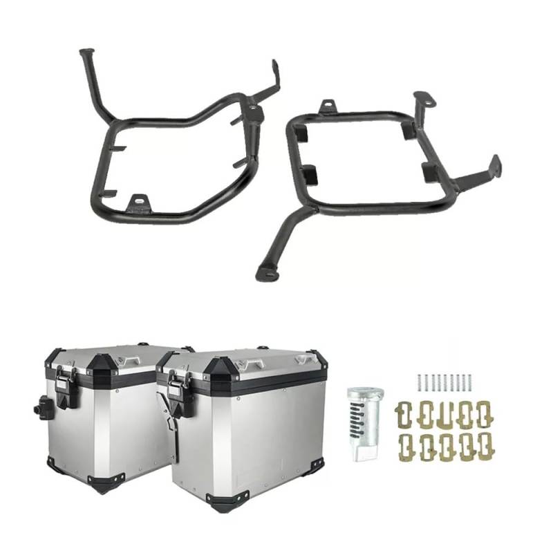 Hinterradgepäckträger Motorrad-Aluminium-Gepäckträger-Satteltasche für für DL650 für V-Strom 650 2017-2022 Box-Seitengepäck-Hinterkoffer-Rack-Halterung von FALELELV
