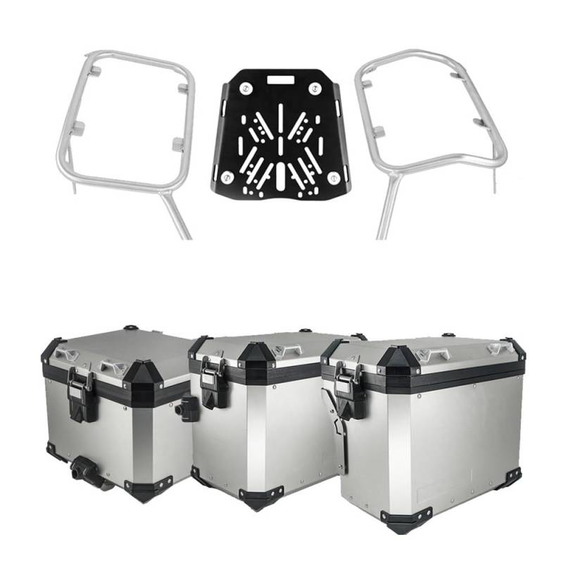 Hinterradgepäckträger Packtaschen Box Rahmen Rack Fall Für Für TRK-502X Motorrad Seite Halterung Hinten Box Gepäck Satteltasche Stamm von FALELELV