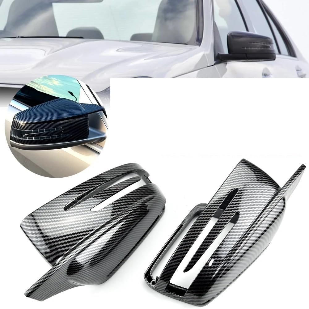 Rückspiegelabdeckung 1 Paar Auto-Rückspiegel-Abdeckkappen Für Für W204 Für C207 Für W212 Für W221 Außenauto L+R Seitenspiegelabdeckungen Rückspiegelabdeckung 1 Paar Auto-Rückspiegel-Abdeckkappen Für Für W204 Für C207 Für W212 Für W221 Außenauto L+R Seitenspiegelabdeckungen von FALELELV