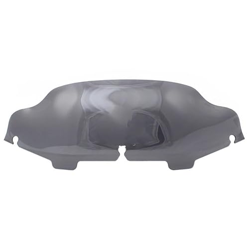 Scheiben Windabweiser Motorrad 6''/8" Schwarz//Klar Windschutzscheibe Verkleidung Windschutzscheibe Für Electra Street Glide FLHX Touring 1996-2013 von FALELELV