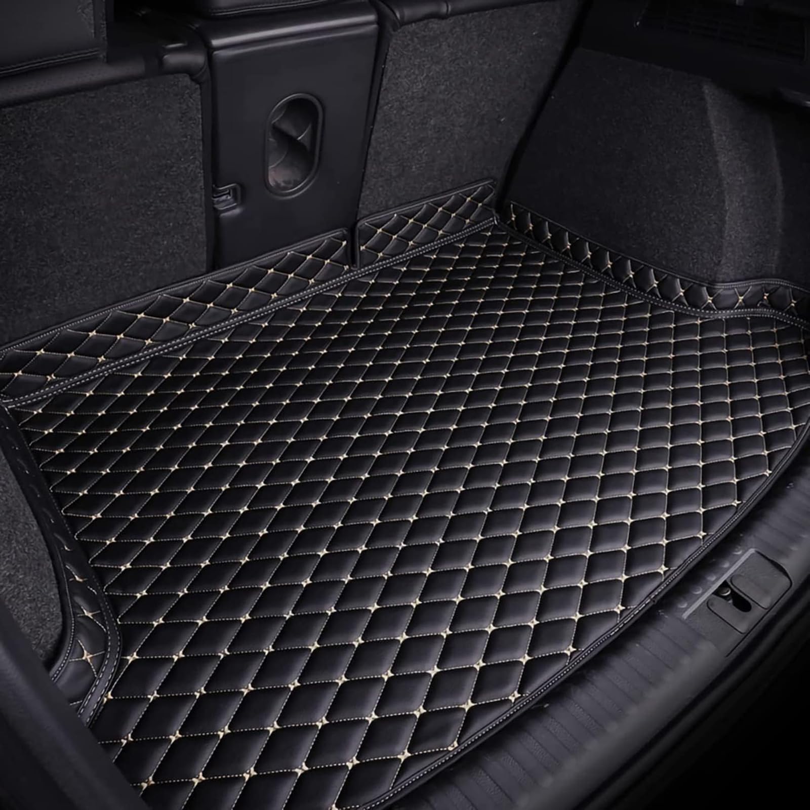 Auto Leder Kofferraummatten Für Hyundai Genesis GV70 5seat 2021 2022, Cargo Teppich Kofferraumwanne Hohe Seite Schutzmatte Kofferraum Kratzfeste Kofferraummatte Innenraum ZubehöR Auto Leder Kofferraummatten Für Hyundai Genesis GV70 5seat 2021 2022, Cargo Teppich Kofferraumwanne Hohe Seite Schutzmatte Kofferraum Kratzfeste Kofferraummatte Innenraum ZubehöR von FAMAIS