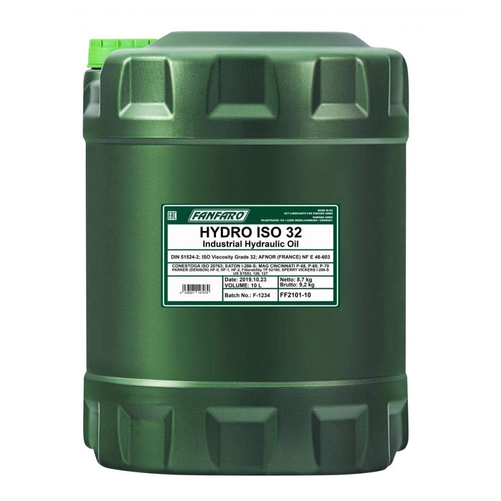 1 x 10L FANFARO Hydro ISO 32 / Hydrauliköl DIN 51524 HLP von FANFARO