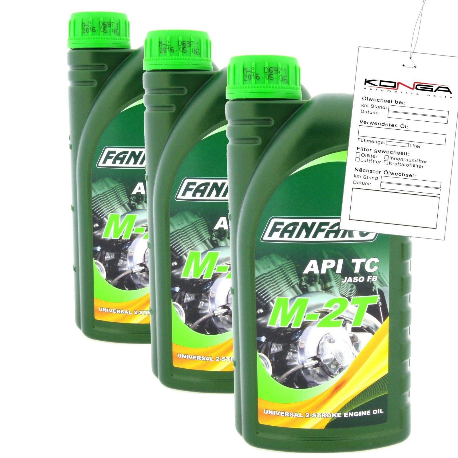 3 Liter FANFARO M-2T API TC Motorradöl Jaso FB Iso-L-EGB Universal 2 Takt 3 Liter FANFARO M-2T API TC Motorradöl Jaso FB Iso-L-EGB Universal 2 Takt von FANFARO
