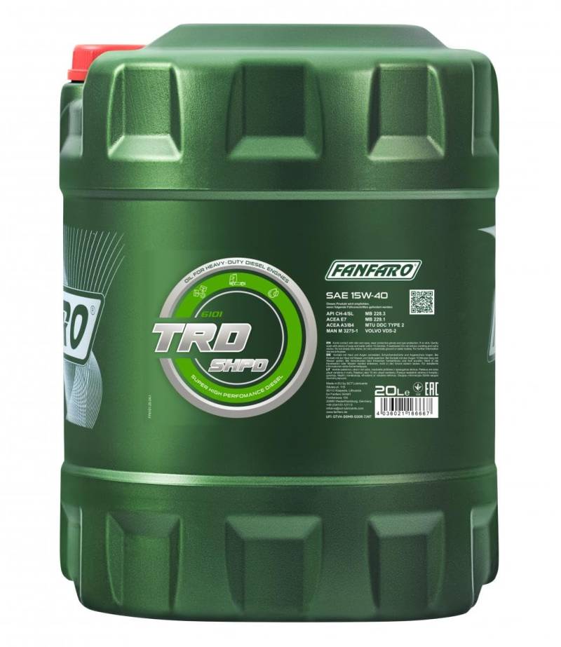 FANFARO TRD SHPD 15W-40 20 L von FANFARO