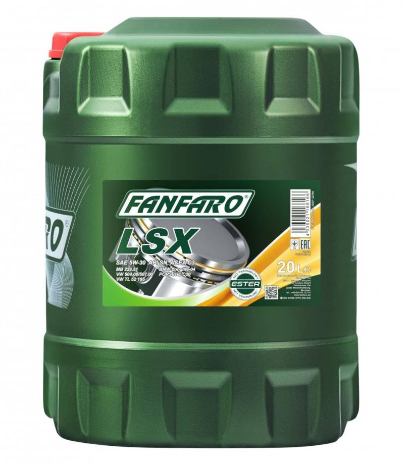 FANFARO LSX 5W-30 20 L von FANFARO