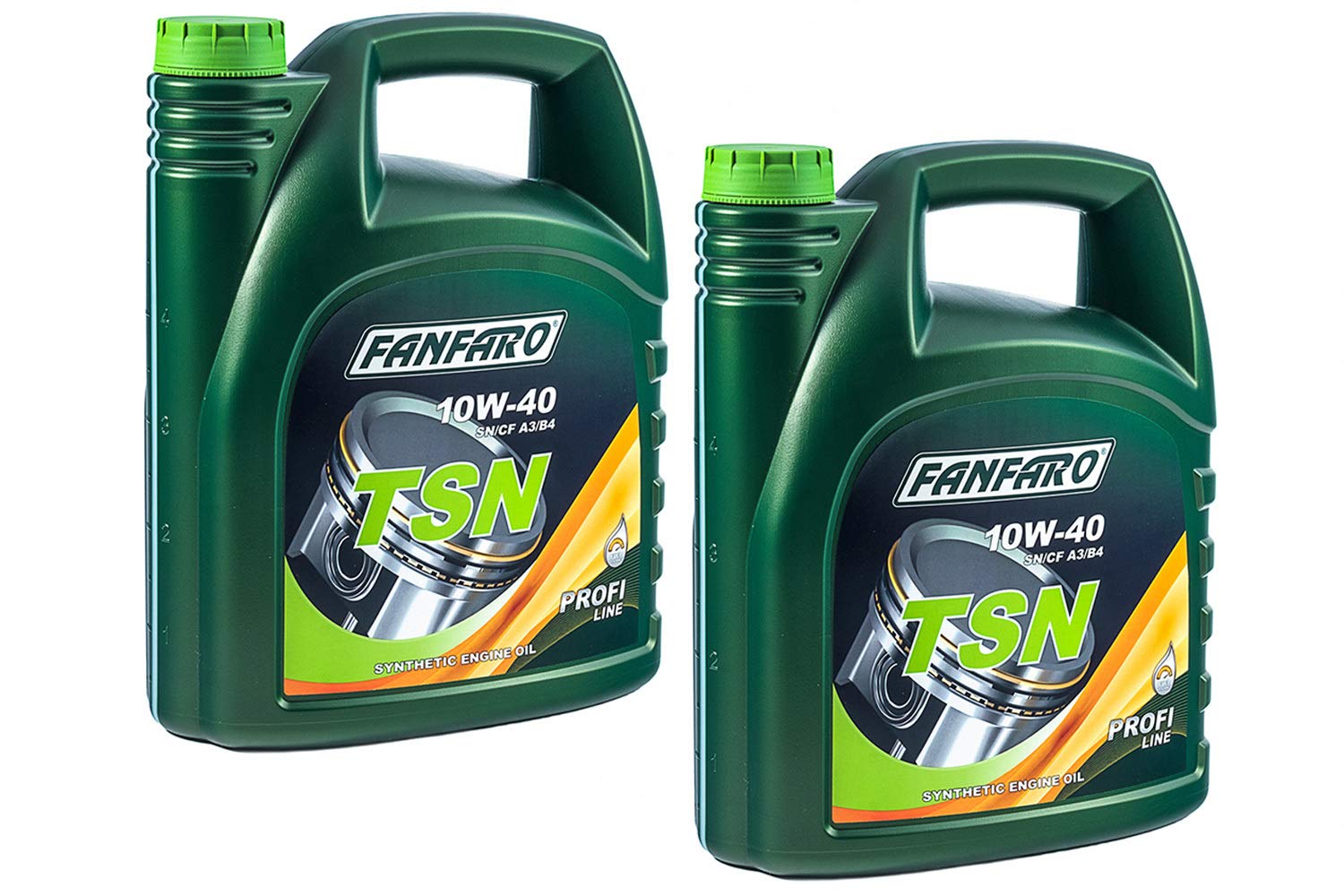 FANFARO Motoröl TSN 10W-40 API SN SM CF 2 Stück a 5 Liter von FANFARO