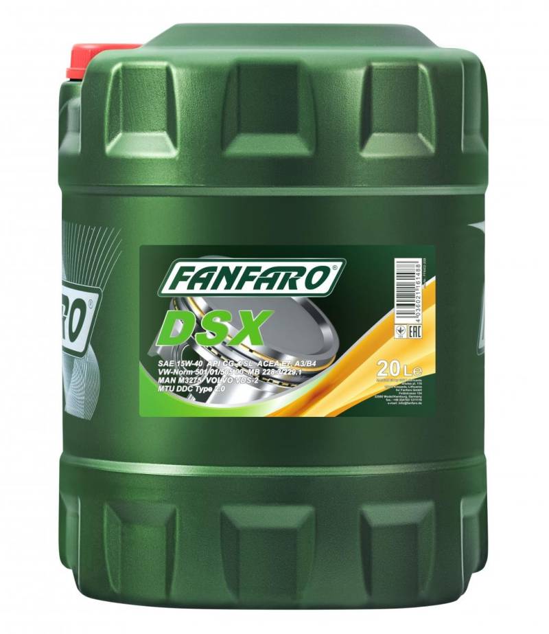 FANFARO Motoröl VW,MERCEDES-BENZ,AUDI FF6402-20 Motorenöl,Öl,Öl für Motor von FANFARO
