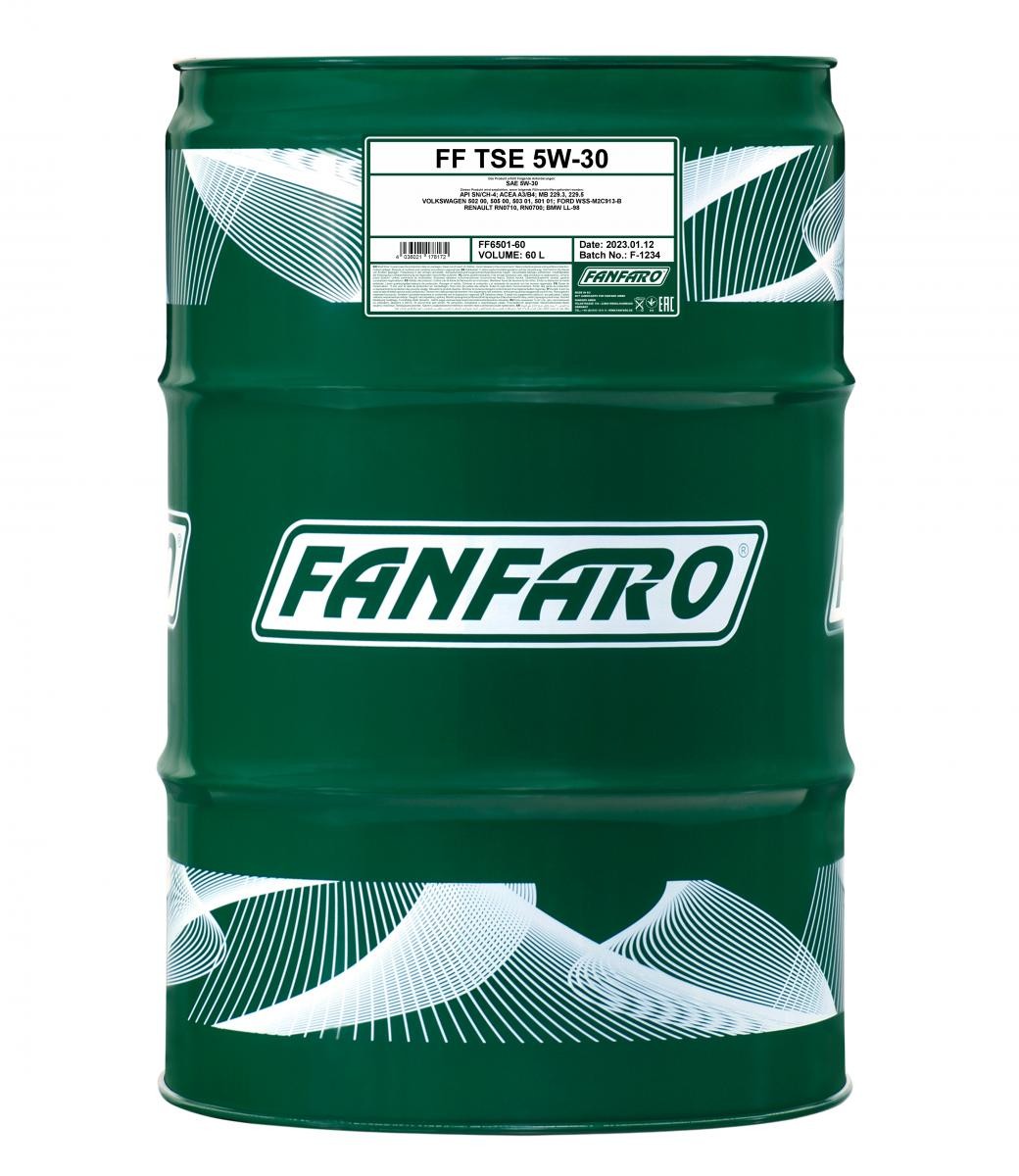 FANFARO Motoröl VW,MERCEDES-BENZ,AUDI FF6501-60 Motorenöl,Öl,Öl für Motor von FANFARO