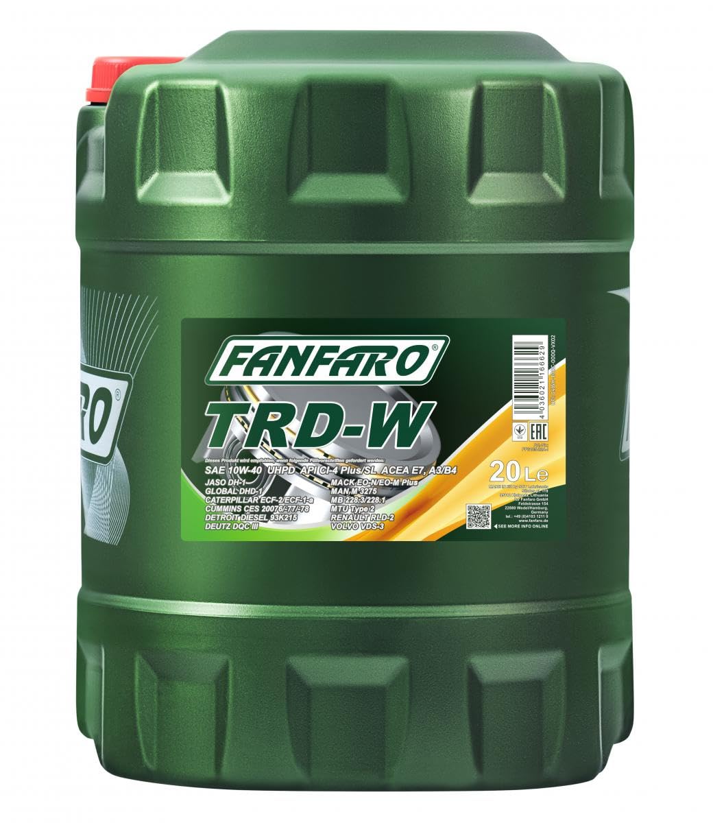 FANFARO TRD-W UHPD 10W-40 20 L FANFARO TRD-W UHPD 10W-40 20 L von FANFARO