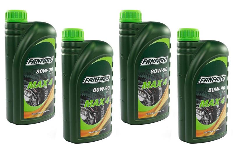 Getriebeöl FANFARO MAX 4 80W-90 GL-4 API GL4 Schaltung 4 Liter Schalter Öl von FANFARO
