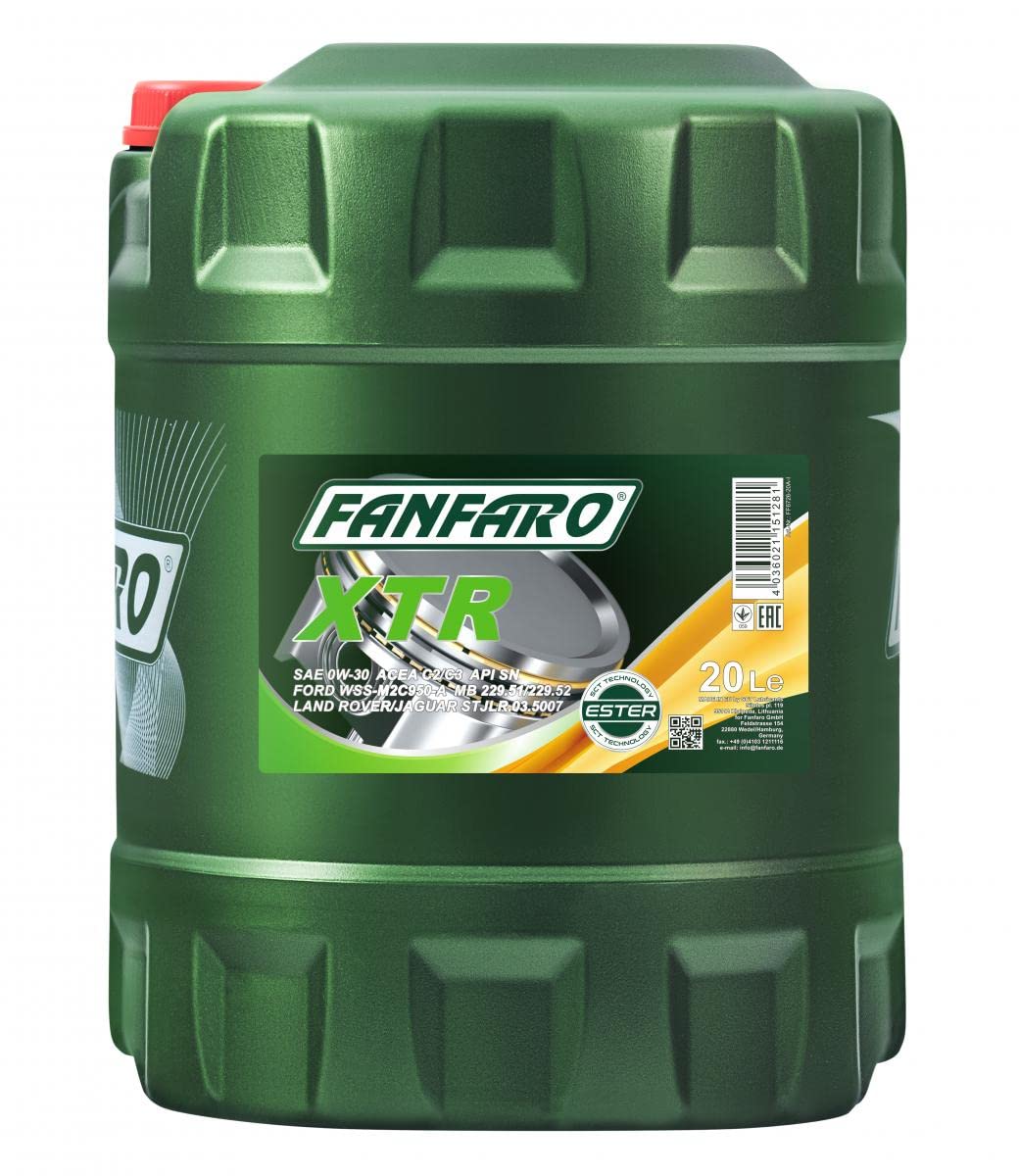 FANFARO XTR 0W-30 20 L FANFARO XTR 0W-30 20 L von FANFARO