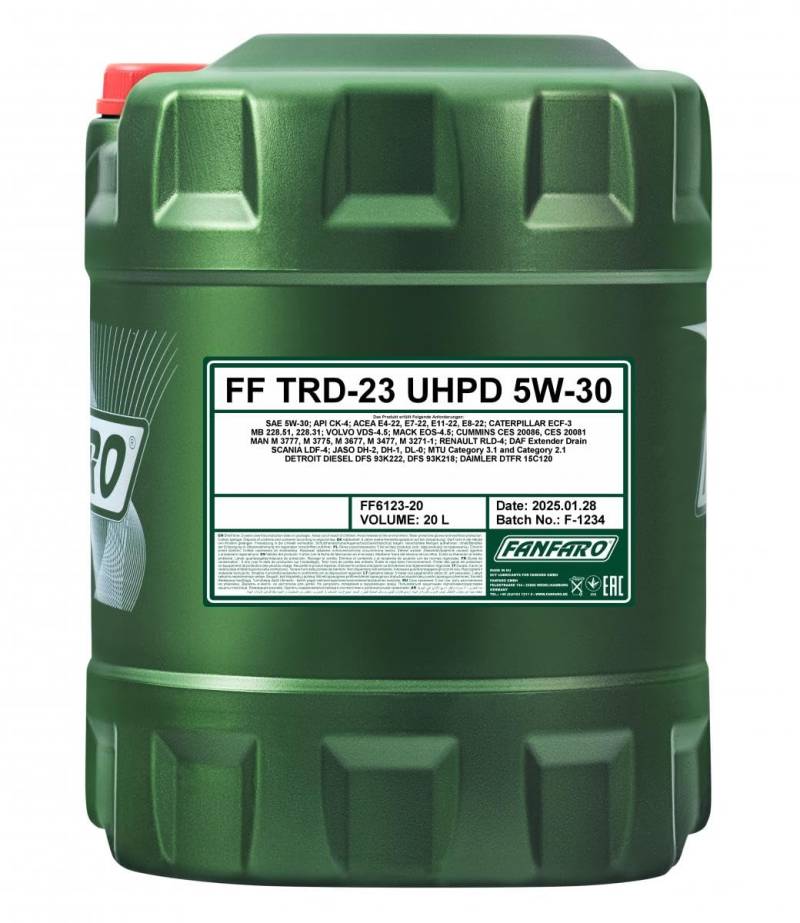 TRD-23 UHPD 5W-30 20 Liter von FANFARO