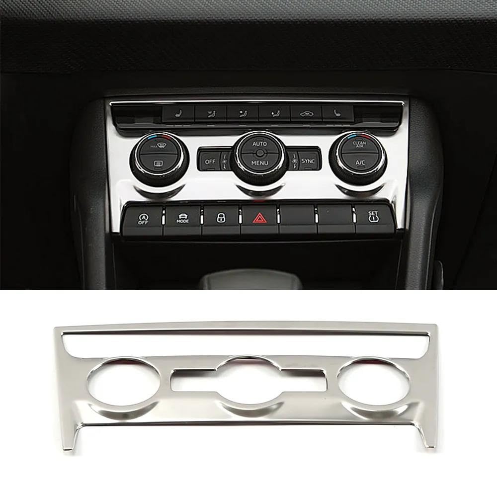 Auto Interieur Innere Tür Griff Lenkrad Lesen Licht Armlehne Fenster Taste Trim Ändern Rahmen Abdeckung Für Skoda Für Karoq 2017-2021 Auto Innenraum (Farbe : 8) von FANGYID
