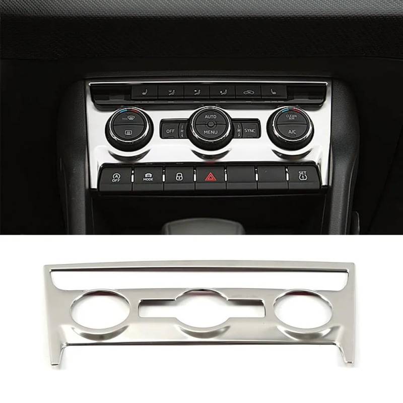Auto Interieur Innere Tür Griff Lenkrad Lesen Licht Armlehne Fenster Taste Trim Ändern Rahmen Abdeckung Für Skoda Für Karoq 2017-2021 Auto Innenraum (Farbe : 8) von FANGYID
