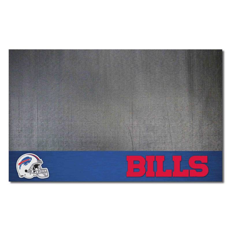 FANMATS - 12177 NFL Buffalo Bills Vinyl-Grillmatte, schwarz, 66 x 106,7 cm von FANMATS
