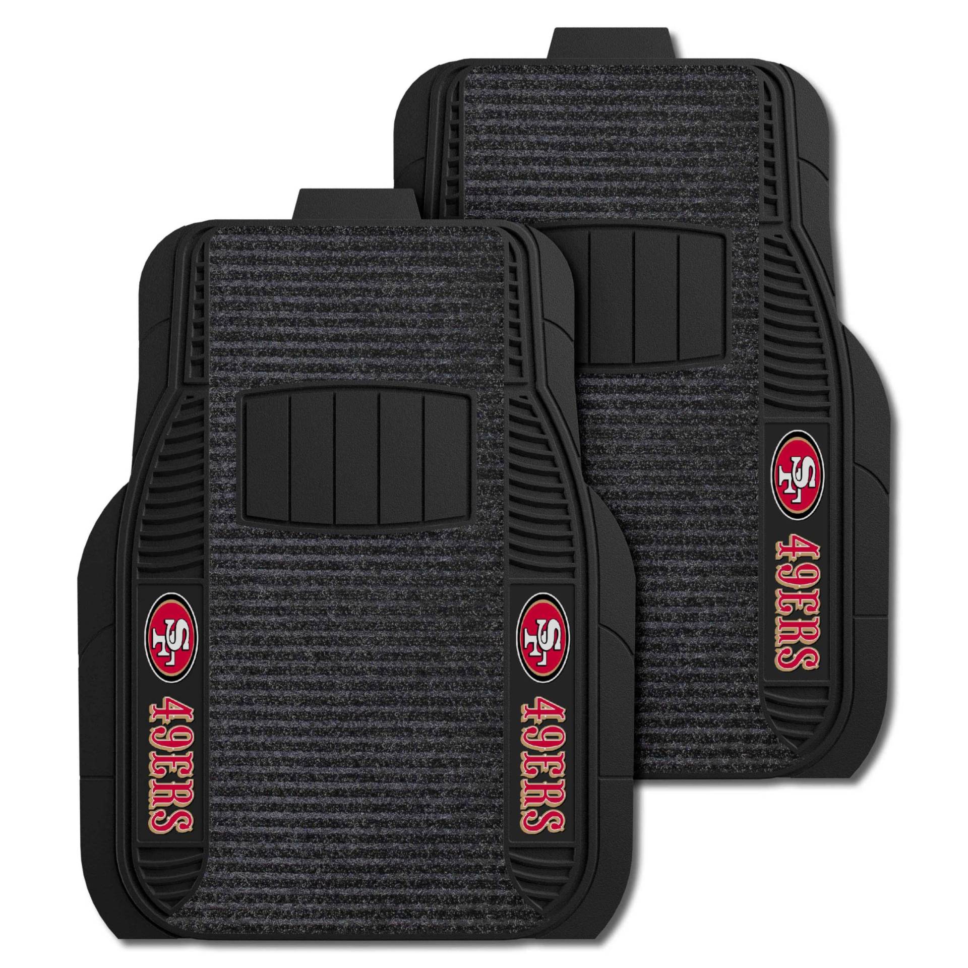 FANMATS NFL – San Francisco 49ers 2 Fußmatten für Rücksitze, 35,6 x 43,2 cm, ovales SF-Primär-Logo FANMATS NFL – San Francisco 49ers 2 Fußmatten für Rücksitze, 35,6 x 43,2 cm, ovales SF-Primär-Logo von FANMATS