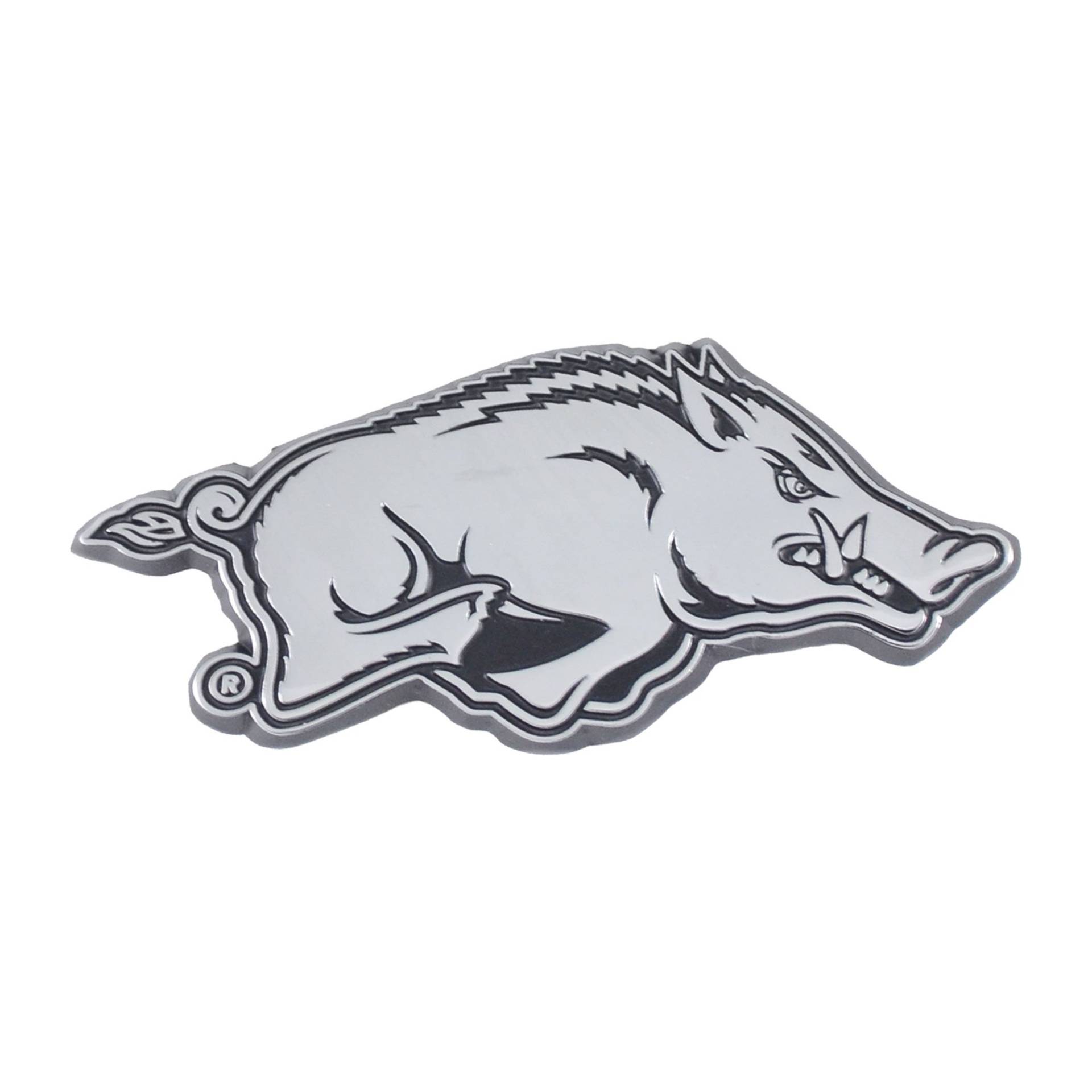 FANMATS 14809 NCAA University of Arkansas Razorbacks Chrom-Team-Emblem, 3,6 x 8,1 cm FANMATS 14809 NCAA University of Arkansas Razorbacks Chrom-Team-Emblem, 3,6 x 8,1 cm von FANMATS