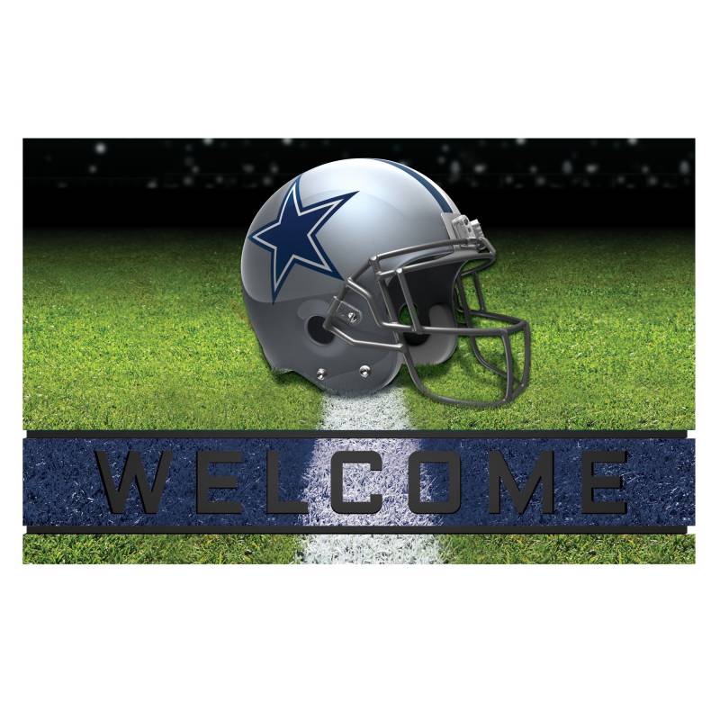 FANMATS 19941 Dallas Cowboys Crumb Gummi-Fußmatte für den Außenbereich, 45,7 cm. x 76,2 cm von FANMATS
