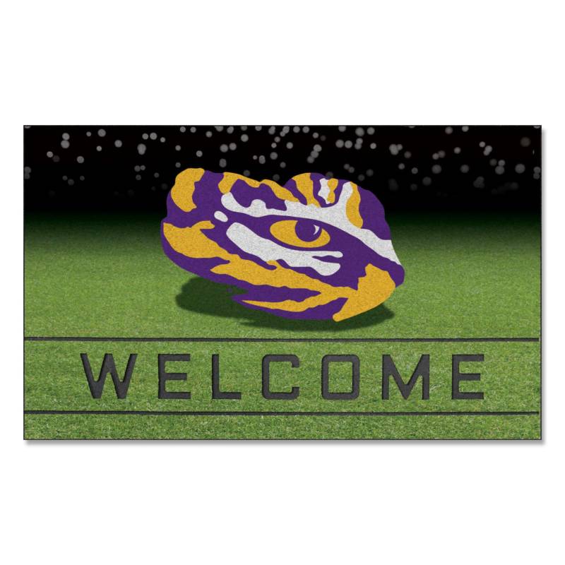 FANMATS 19969 LSU Tigers Crumb Fußmatte aus Gummi, 45,7 cm. x 76,2 cm von FANMATS