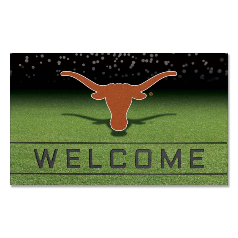 FANMATS 19994 Team Color Crumb Rubber University of Texas Fußmatte, 1 Stück, 45,7 x 76,2 cm von FANMATS