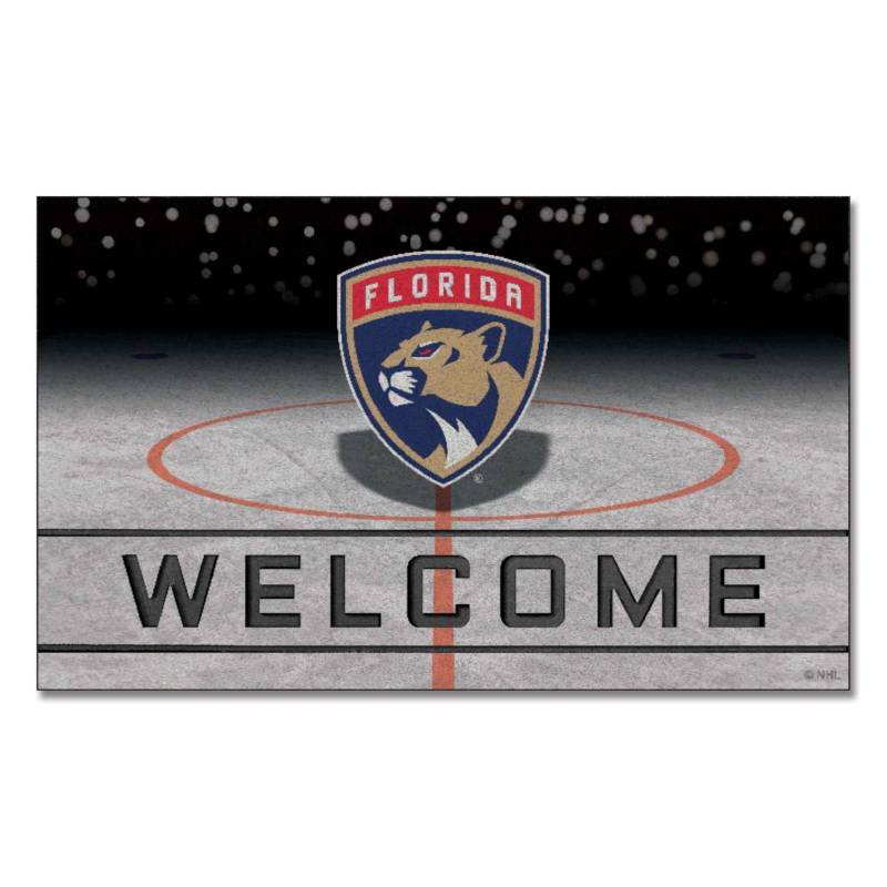 FANMATS 21273 Team Color Crumb Rubber Florida Panthers Fußmatte, 1 Stück von FANMATS