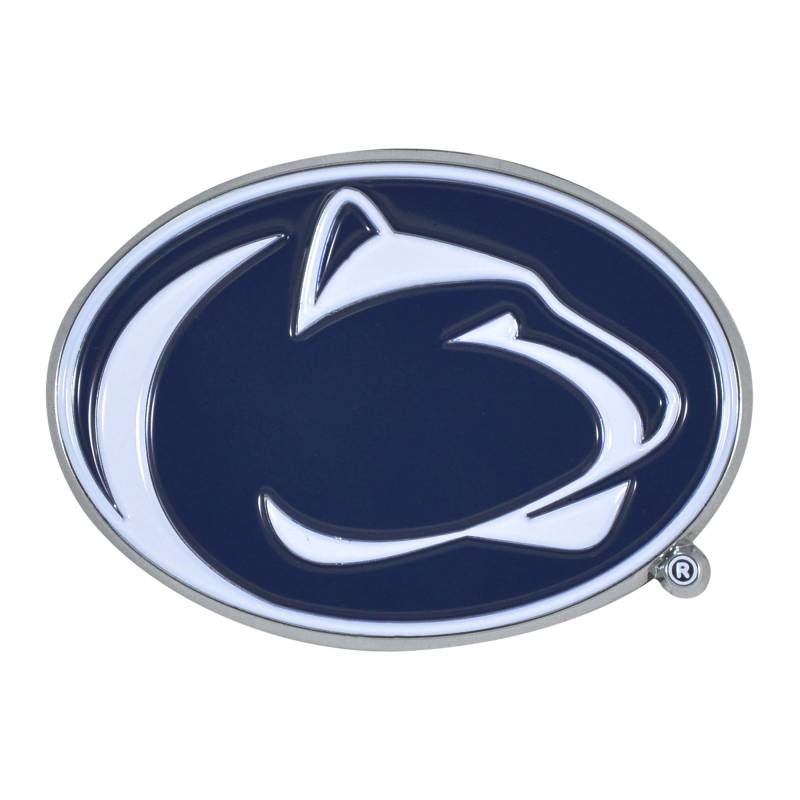 FANMATS 22244 Penn State Nittany Lions 3D-Farbiges Metall-Emblem, Diecut Team Logo Auto Emblem von FANMATS