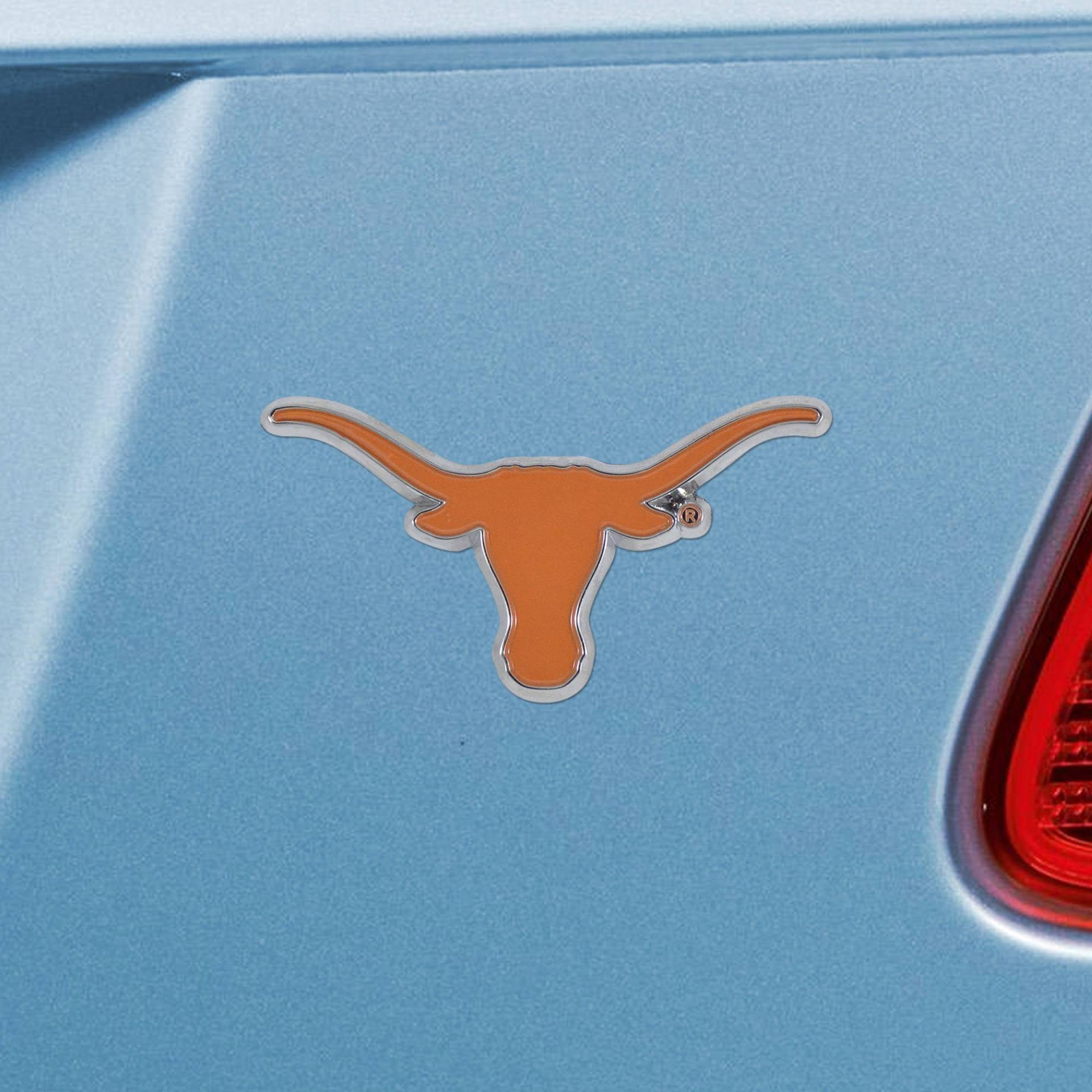 FANMATS 22254 Texas Longhorns 3D-Farb-Metall-Emblem, Diecut Team Logo Auto Emblem von FANMATS