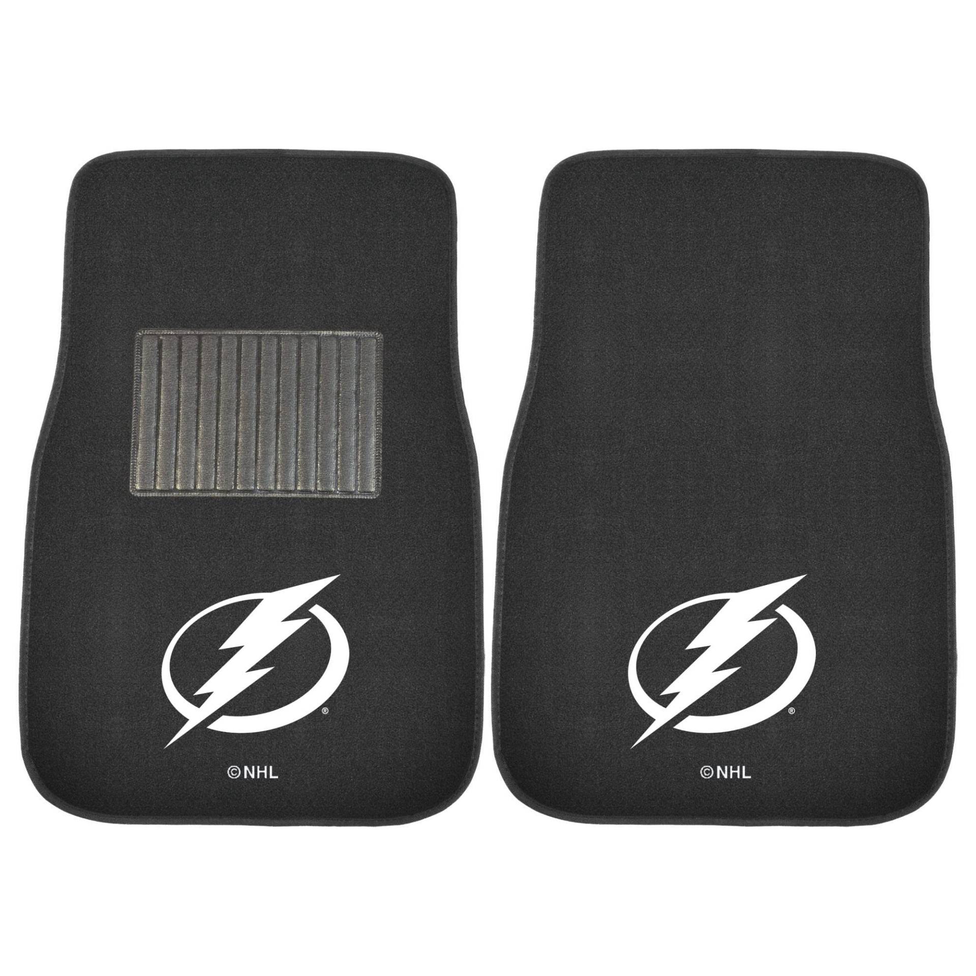 FANMATS 27186 Tampa Bay Lightning besticktes Auto-Fußmatten-Set – 2-teilig FANMATS 27186 Tampa Bay Lightning besticktes Auto-Fußmatten-Set – 2-teilig von FANMATS