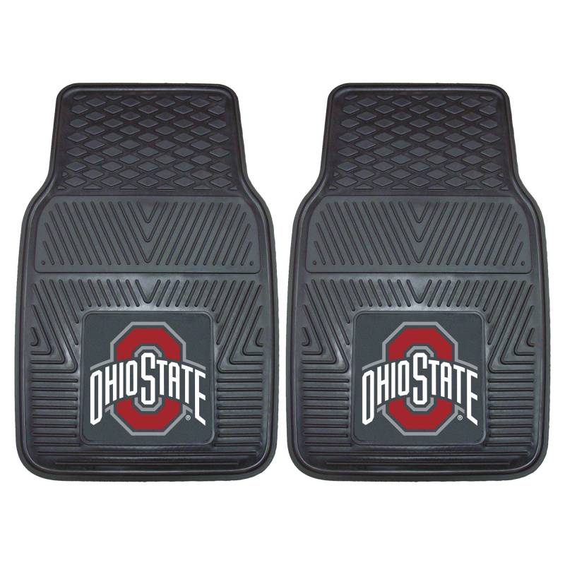 FANMATS - 7924 NCAA Ohio State University Buckeyes Vinyl-Fußmatte, strapazierfähig, 45,7 x 68,6 cm von FANMATS