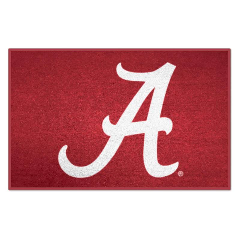 FANMATS 8301 Alabama Crimson Tide Startermatte, Akzentteppich, 48,3 x 76,2 cm, Sportfan, Heimdekor-Teppich und Heckklappenmatte, EIN primäres Logo, Karminrot, Teamfarben von FANMATS