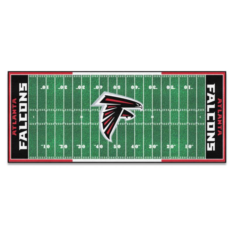 FANMATS NFL Atlanta Falcons Nylon Face Fußball Field Runner von FANMATS