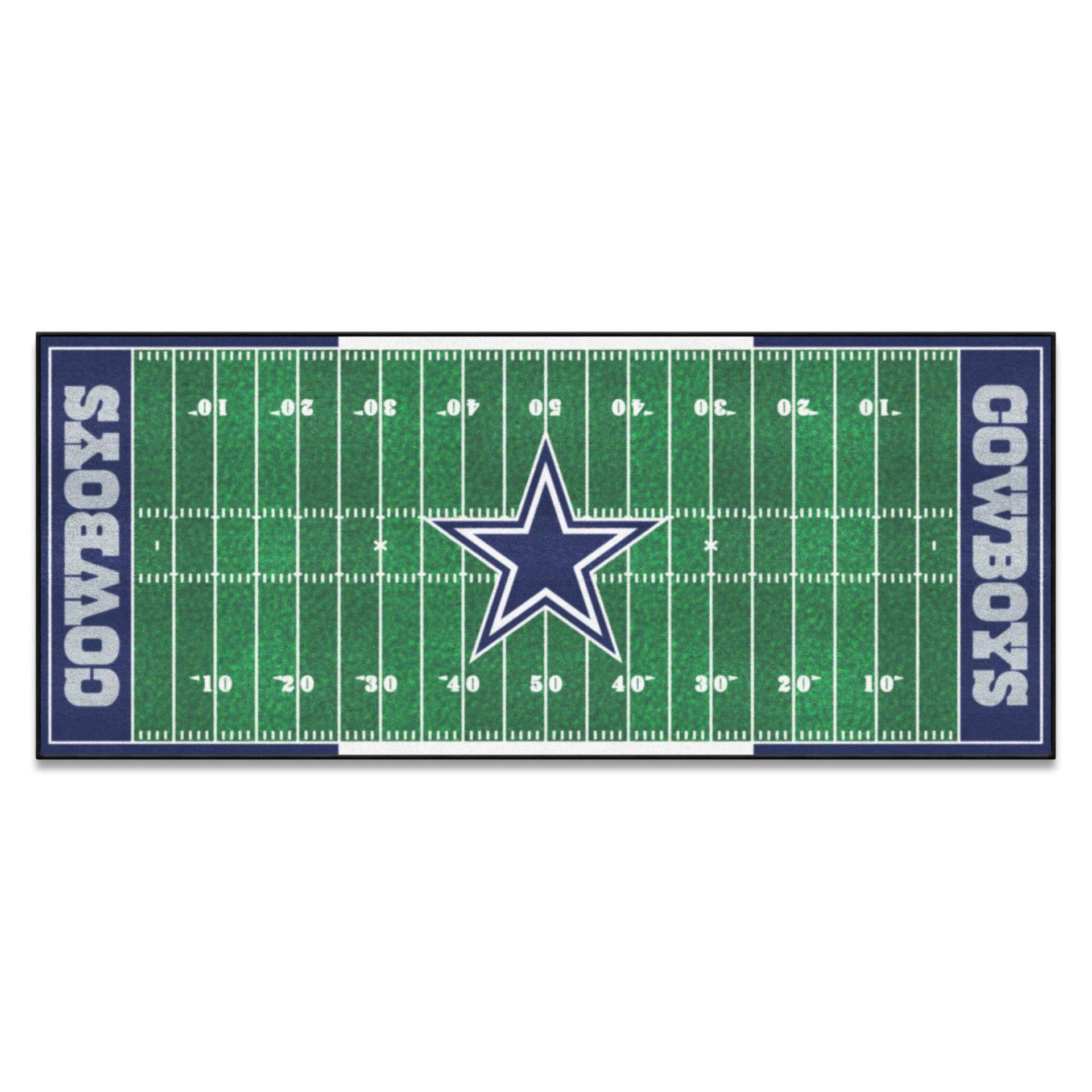 FANMATS NFL Dallas Cowboys Fußball-Feldläufer, Nylon, 76,2 x 182,9 cm FANMATS NFL Dallas Cowboys Fußball-Feldläufer, Nylon, 76,2 x 182,9 cm von FANMATS