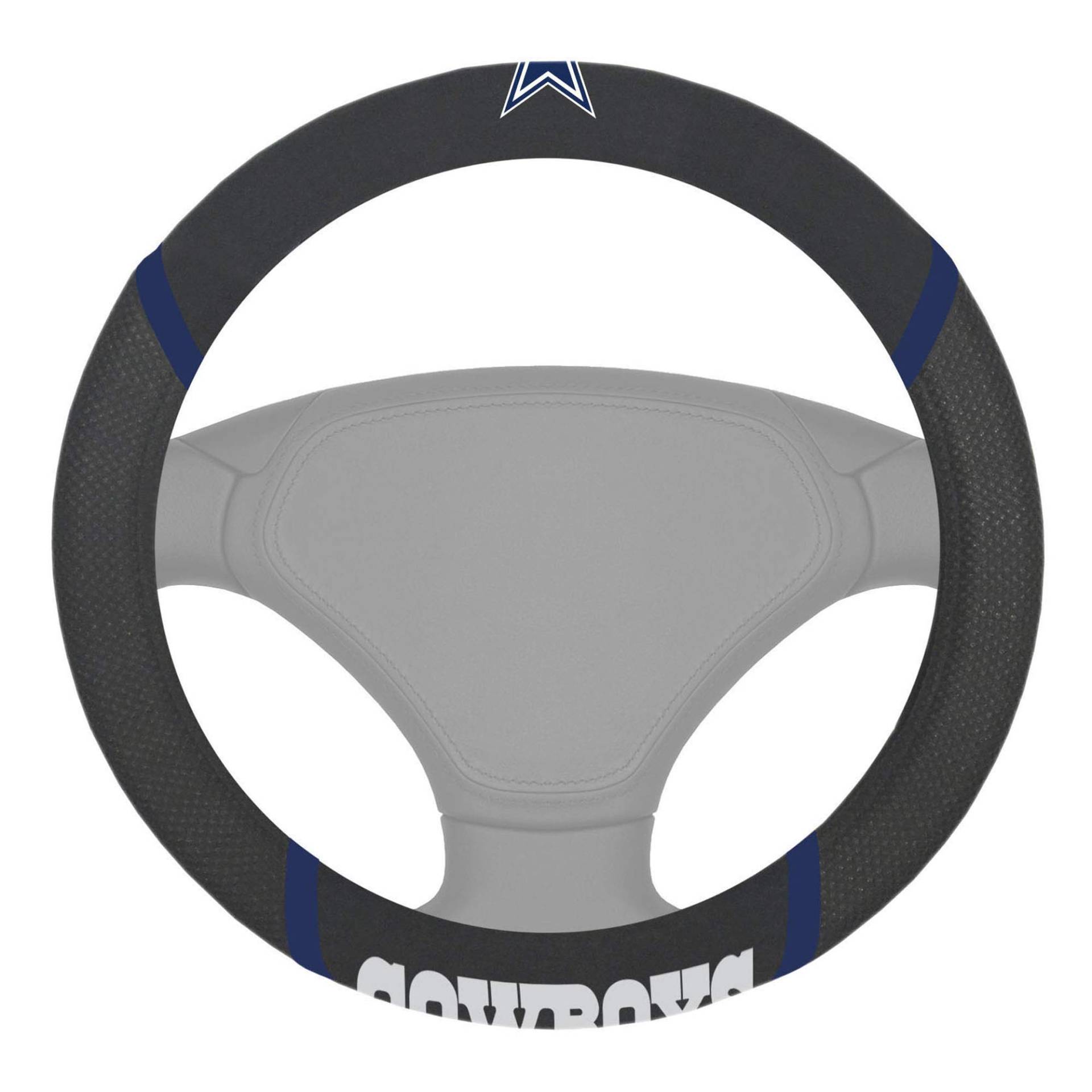 FANMATS NFL Dallas Cowboys Lenkradbezug, Bestickt, schwarz, universal, 38,1 cm Durchmesser FANMATS NFL Dallas Cowboys Lenkradbezug, Bestickt, schwarz, universal, 38,1 cm Durchmesser von FANMATS
