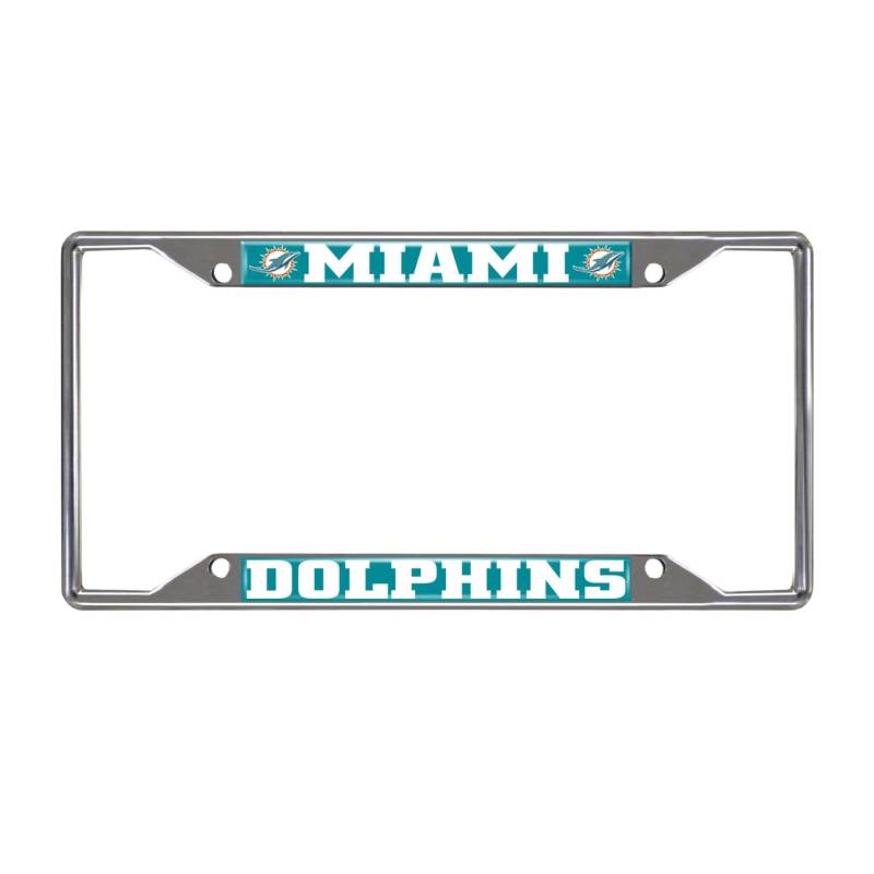 FANMATS NFL – Miami Dolphins 6 25 x12 25,License Plate Frame von FANMATS
